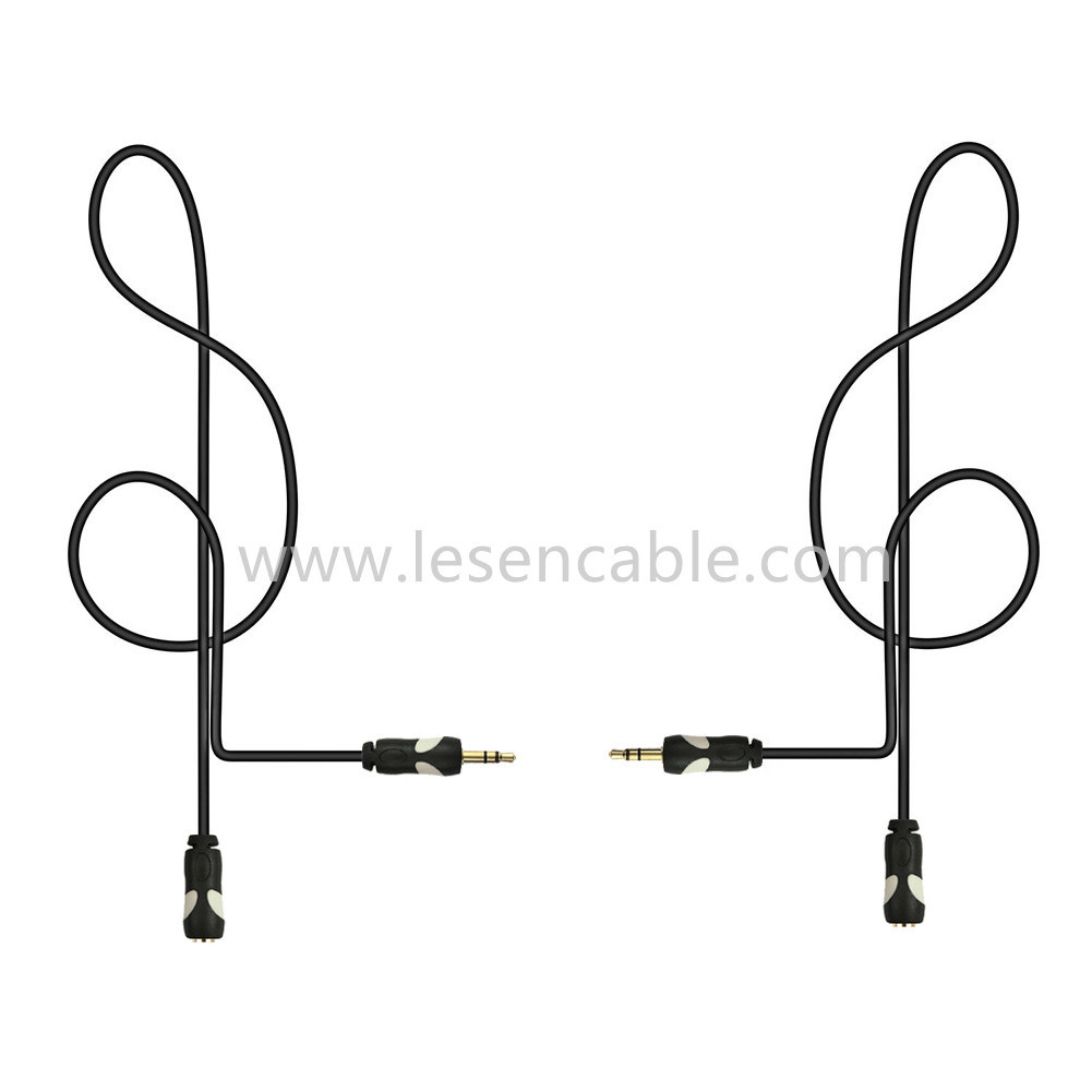 Suministro de fábrica Cable de audio Jack de 3,5 mm macho a macho o hembra