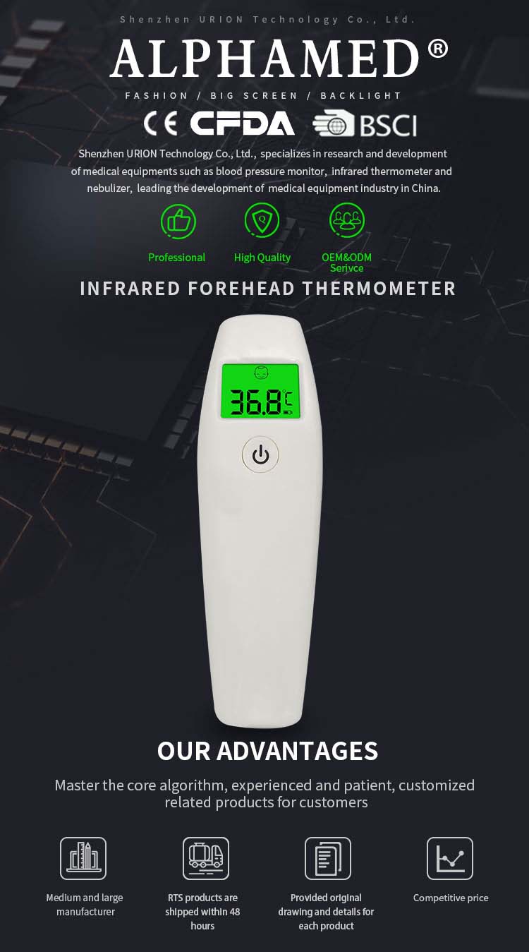 infrared forehead kid thermometer