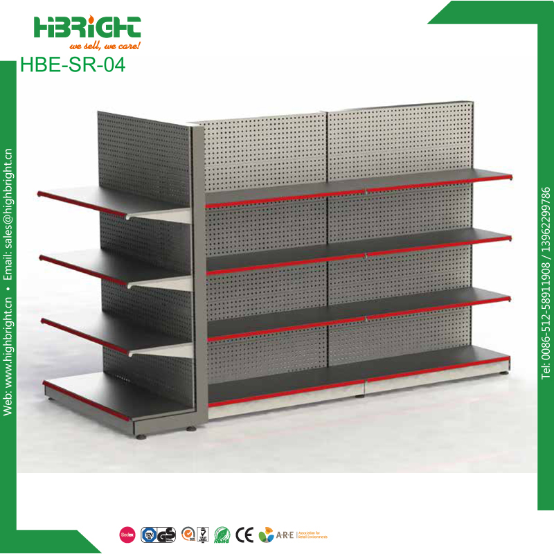 Oceania Style Storage Gondola Shelving for Grocery Stores and Shops