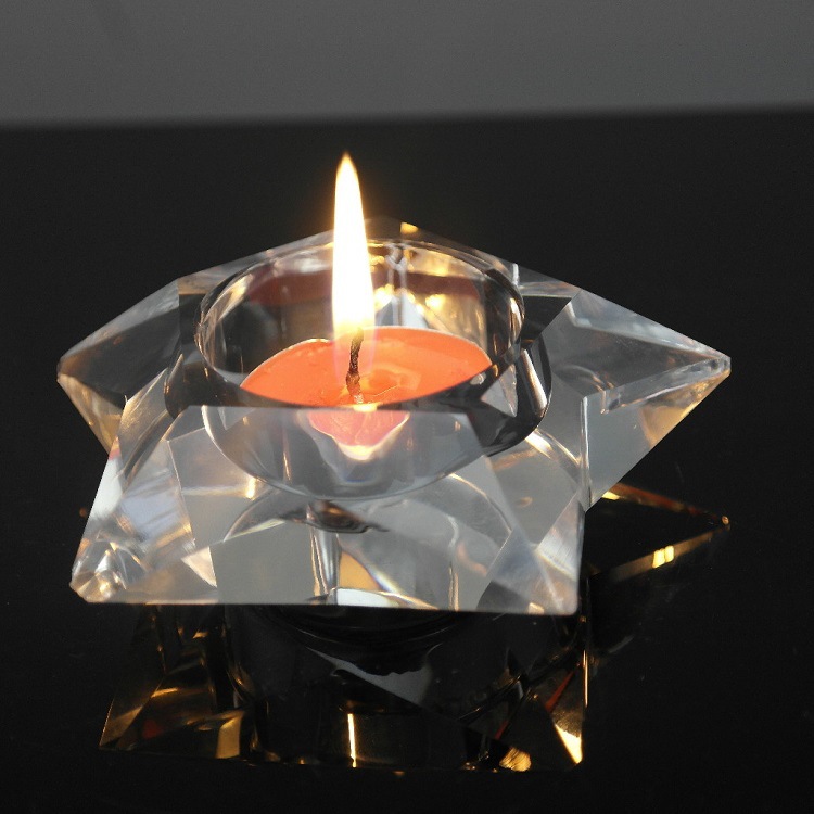 Exquisite Crystal Candlestick Wedding Decoration