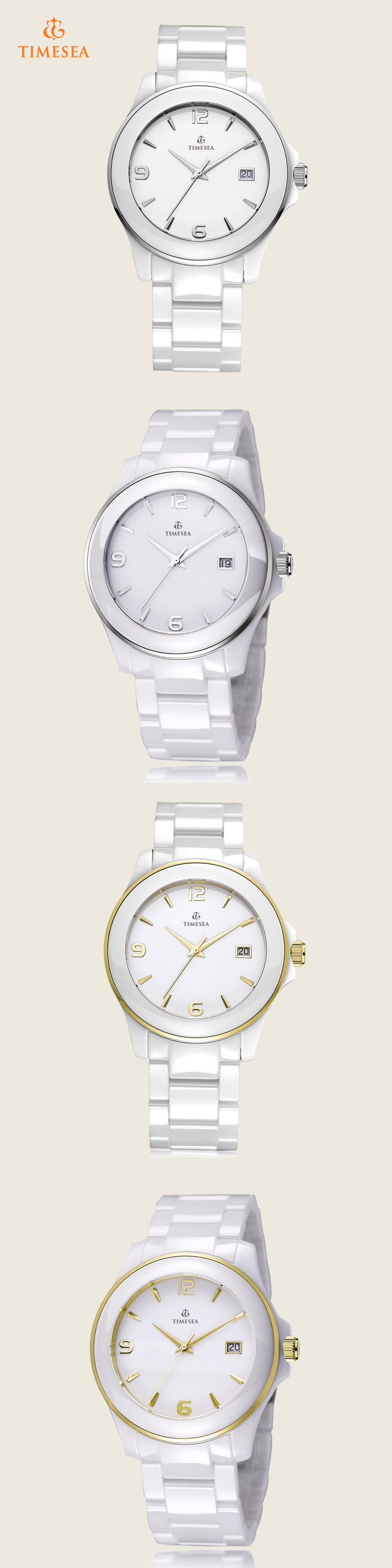 Fashion Quartz Ceramic Quartz Wrist Watch 72319