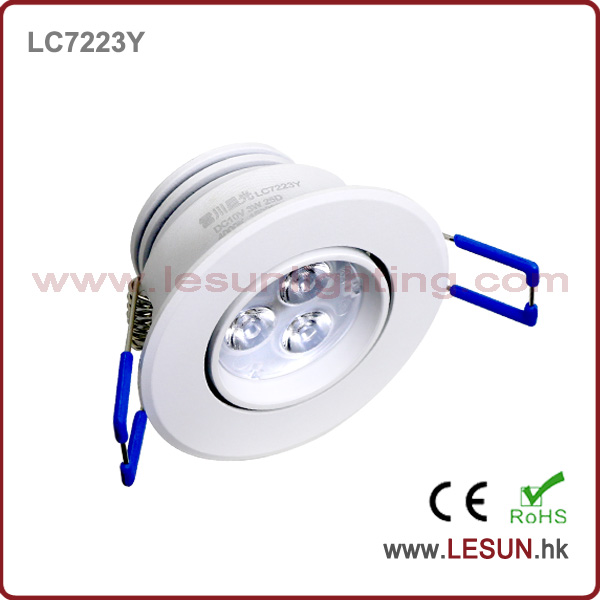 Recessed 3W LED Ceiling Cabinet Light LC7223y
