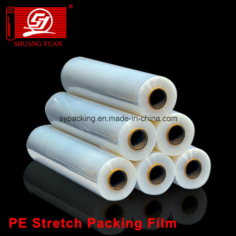 Manual Hand LLDPE Stretch Film untuk Pallet Wrap