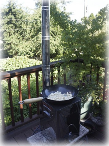 clean chimney cook stove