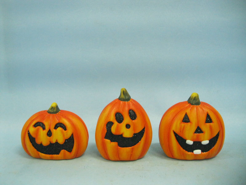Halloween Pumpkin Ceramic Arts and Crafts (LOE2375-7)