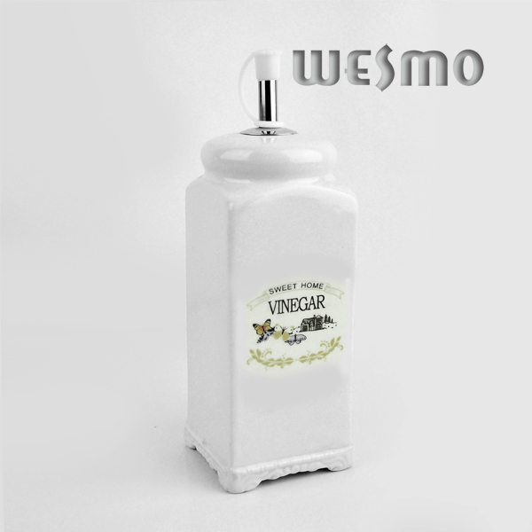 Porcelain Vinegar Bottle Oil Container (WKC0337A)