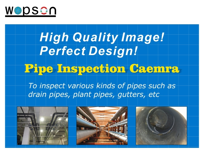 Drain Inspection 7inch Monitor Sewer Video Camera