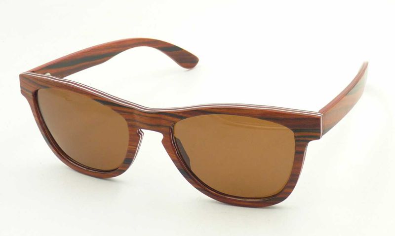 Fqw161259 Ultra-Thin Wooden Sunglasses Inside Aluminium Alloy