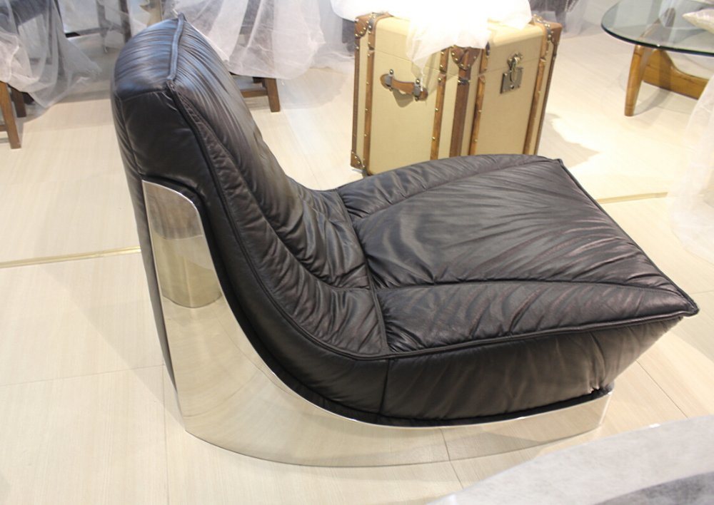Leather Leisure Chair, Lounge Chair Audiovisual Chair