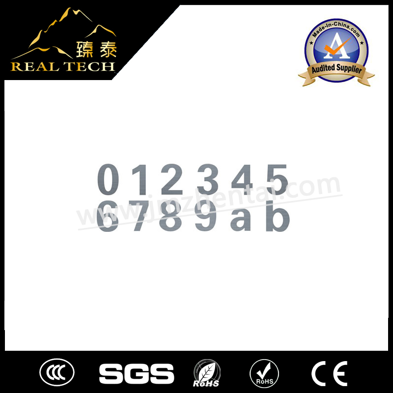 Stainless Steel Numberal Number Letter Sign Plate 1.5mm Thickness
