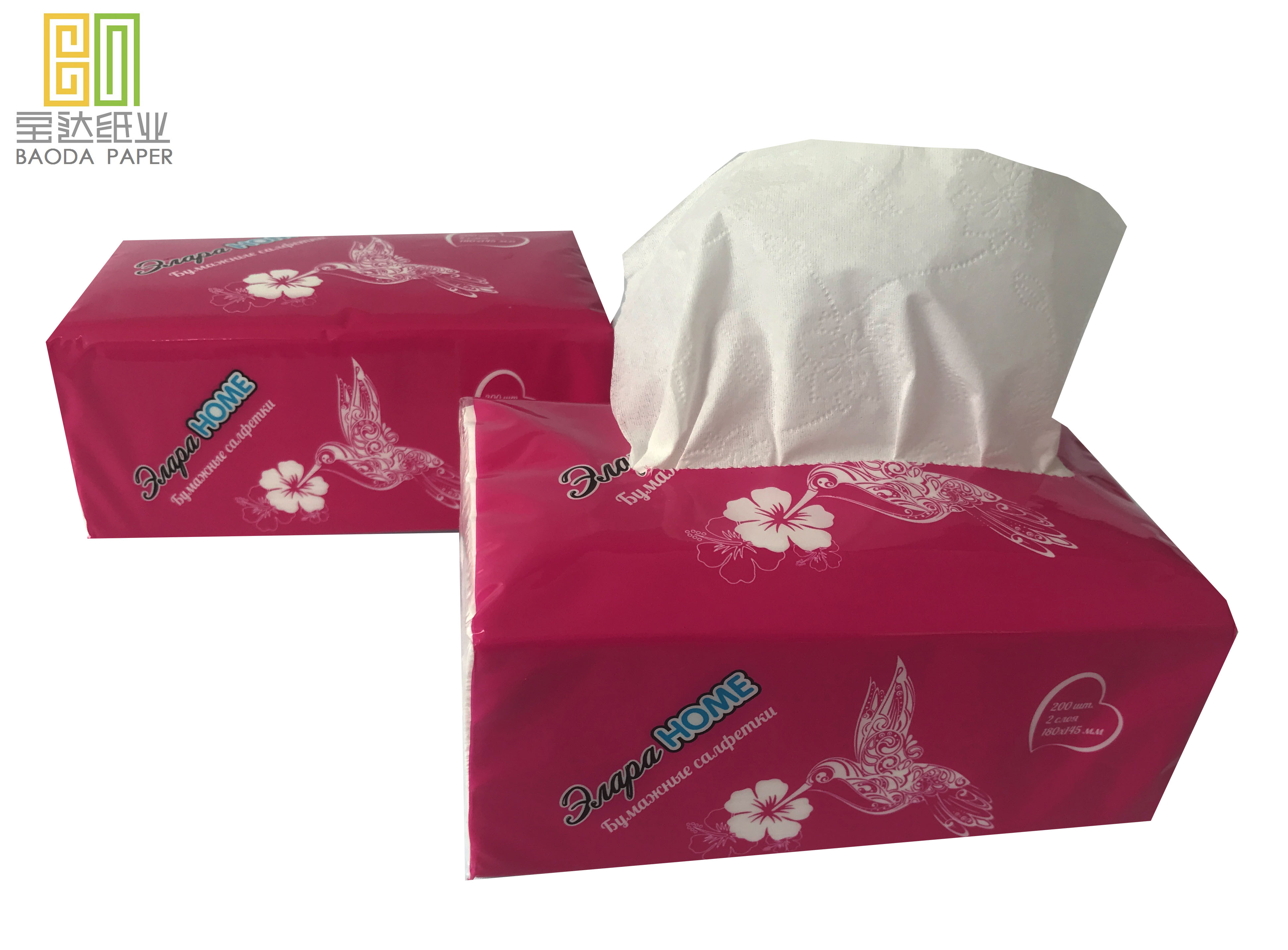 soft pack facial tissue