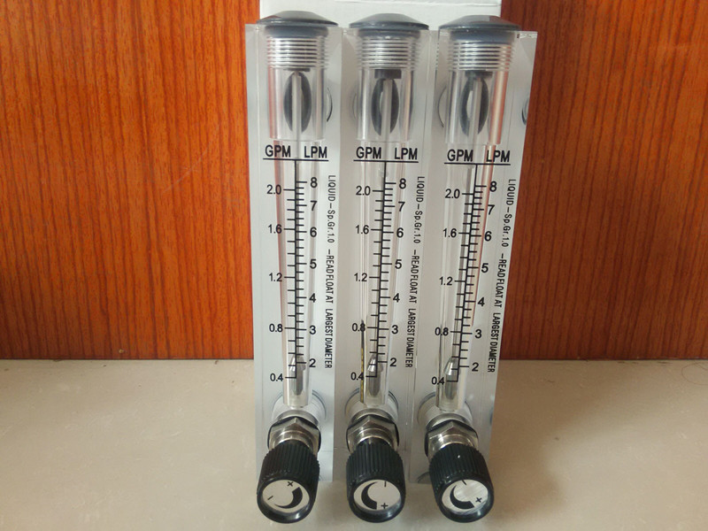 Acrylic Panel Type Stainless Steel Rotor Cheap Water Flow Meter