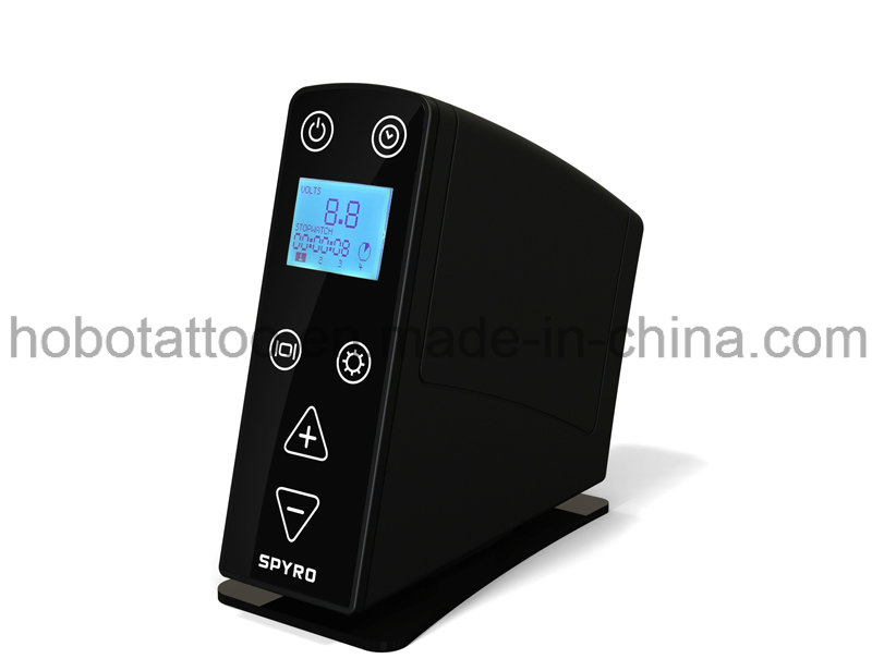 Top Quality LCD Tattoo Power Supply for Tattoo Machine Including Pedal and Clip Cord