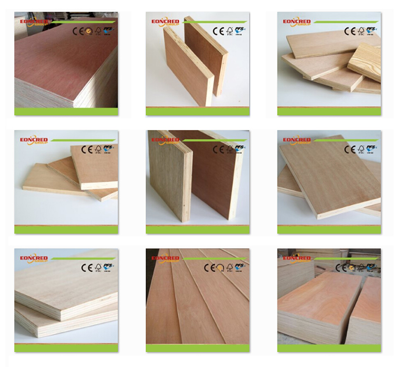 1220X2440 Low Price for Furniture Grade Commercial Plywood