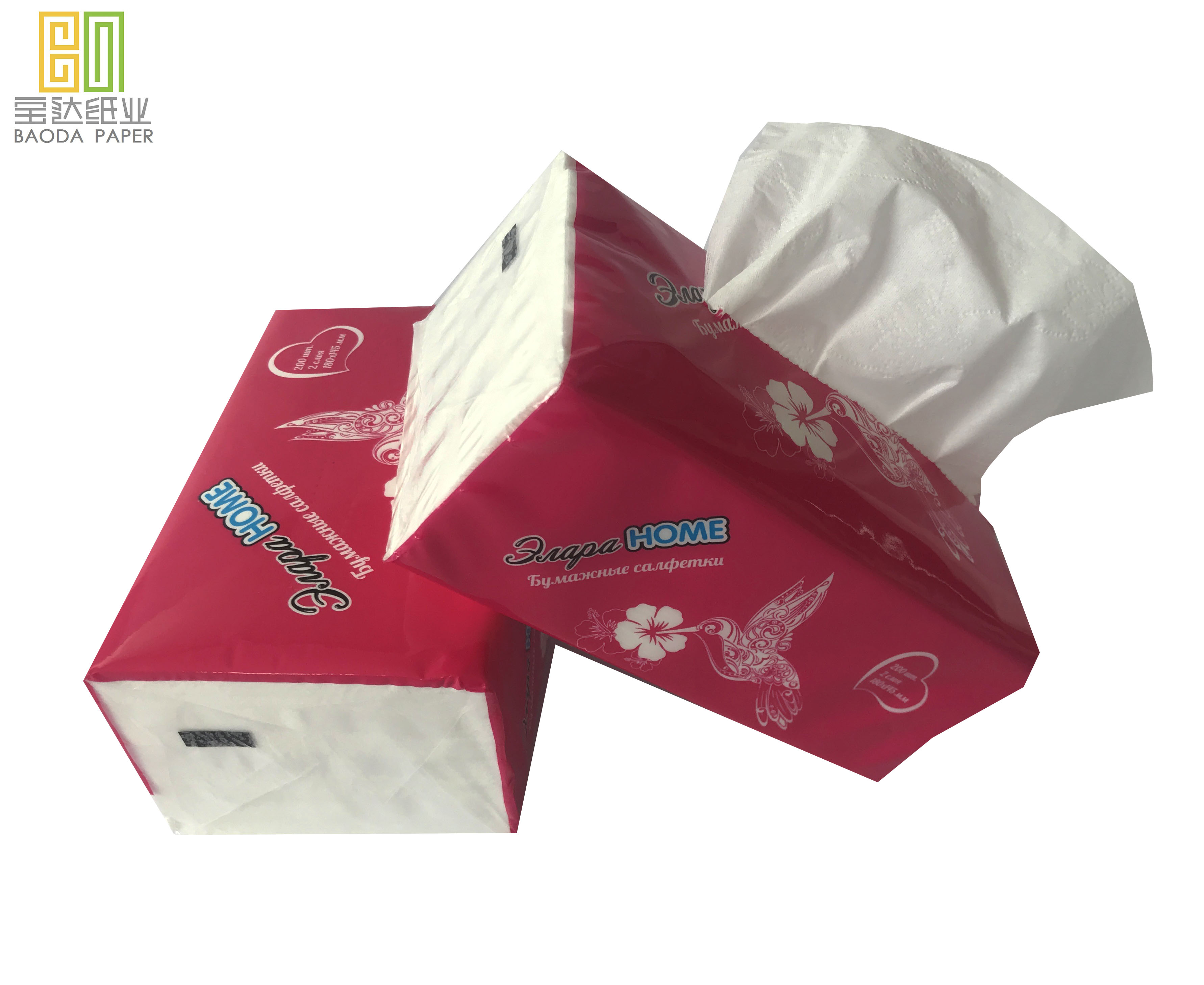 soft pack facial tissue