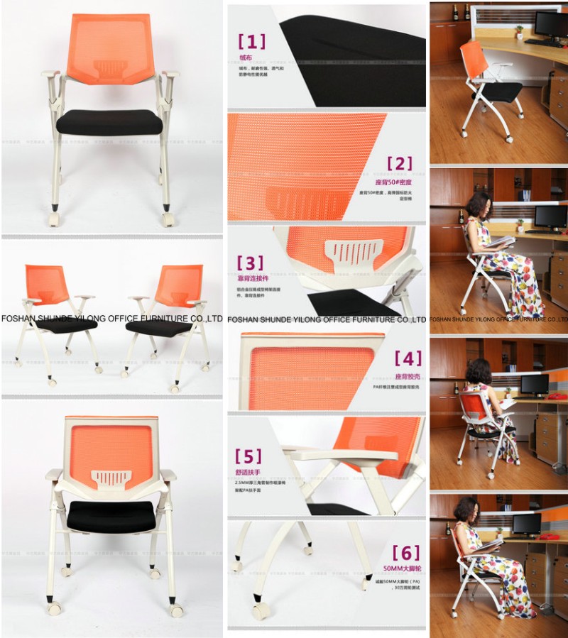 Folding Padded with Writing Board Seating Chair