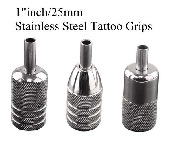 Tattoo Supplies - Hot Stainless Steel Tattoo Grips (16mm, 19mm, 22mm, 25mm, 30mm available)