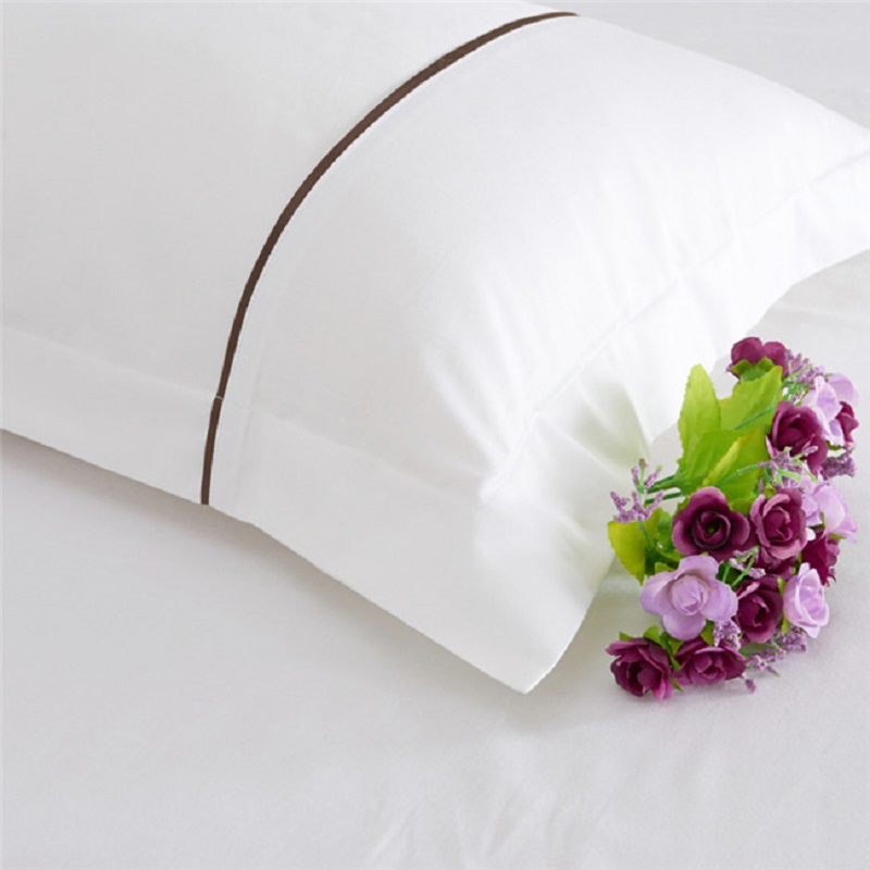 5-Stars Hotel Embrodered Simple Style Pillow Case (WSPC-2016018)