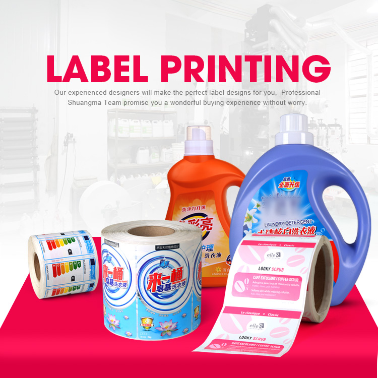 Impressão de etiqueta de PVC cortada à prova d'água personalizada Customized waterproof die cut PVC label sticker printing
