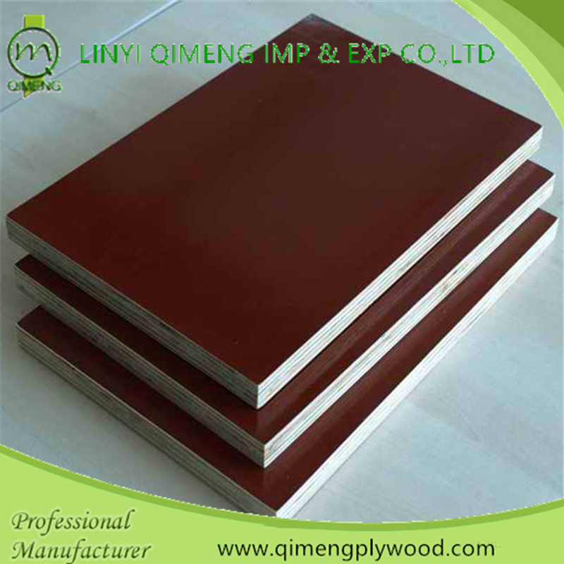 High Waterproof Quality Film Faced Plywood with Black and Brown Color
