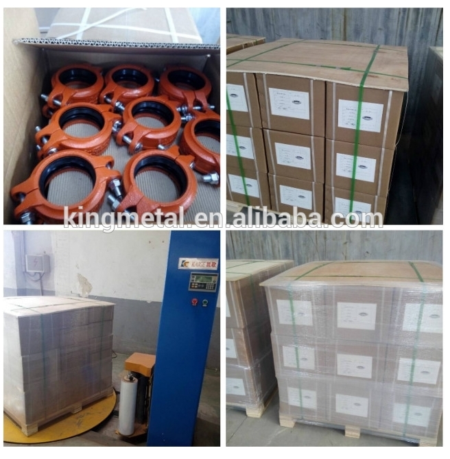 ASTM A536 Casting Ductile Iron Fire Grooved Coupling/Flange Adaptor/Cap/Elbow/Flange/Reducer Fittings