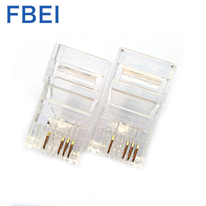 RJ45 plug crystal head 8P4C connector 