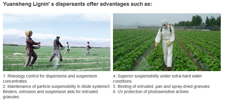 Ca Ligno Sulphonate Pesticides / Fungicides for Agriculture