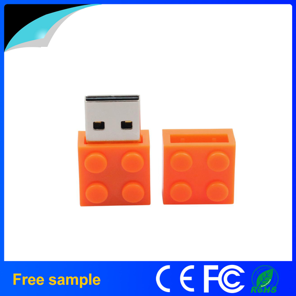 2016 China Manufacter PVC USB2.0 Building Block USB Flash Drive
