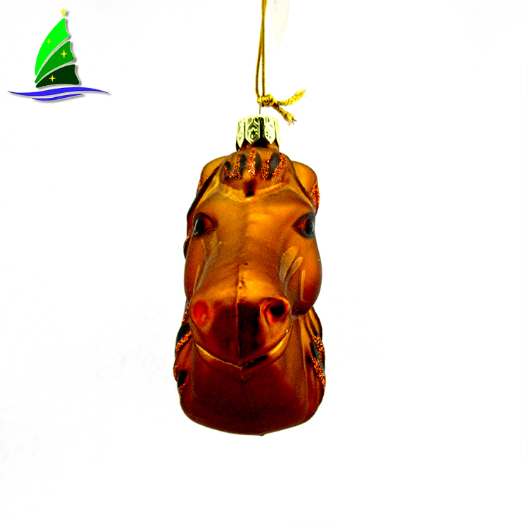 Decoraciones colgantes de vidrio para navidad Glass Hanging Decorations for Christmas
