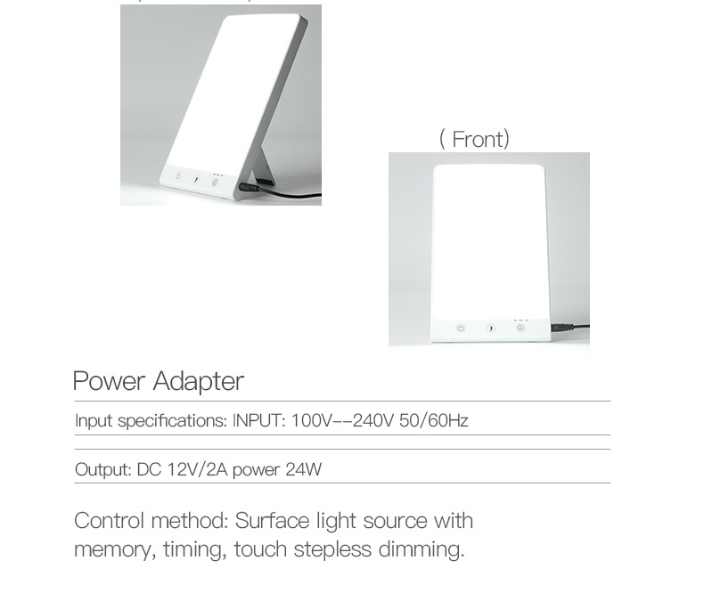 Lampe triste de luminothérapie portable compacte à LED