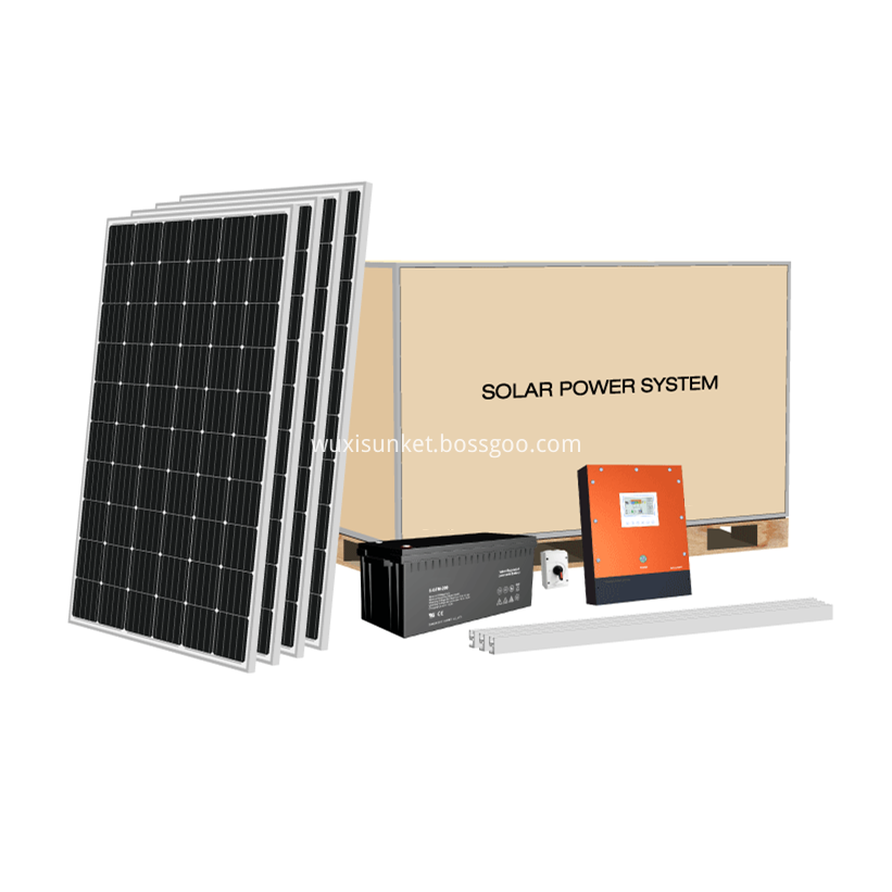 10kw fora do sistema de energia solar da grade 10kw off grid solar power system