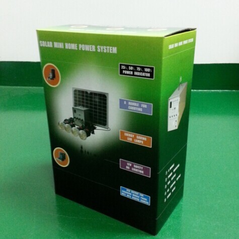 package of solar lighting kit