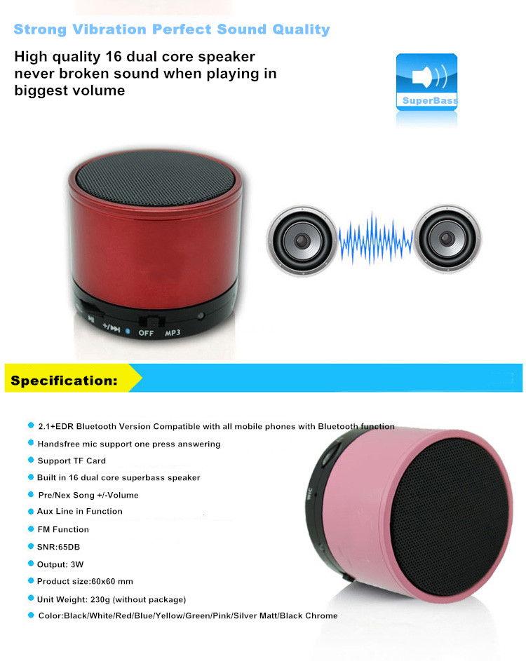Portable Mini Bluetooth Speaker (S10)