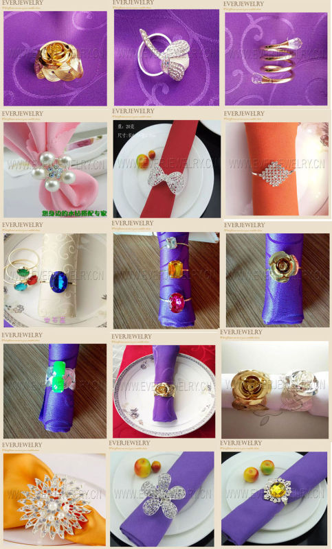 Hot! ! ! ! New Design Napkin Ring for Wedding or Dinner Party