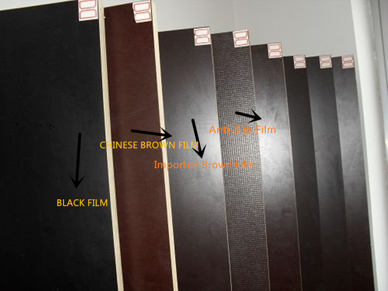 Phenolic Glue Film Faced Plywood Brown Film Poplar Core