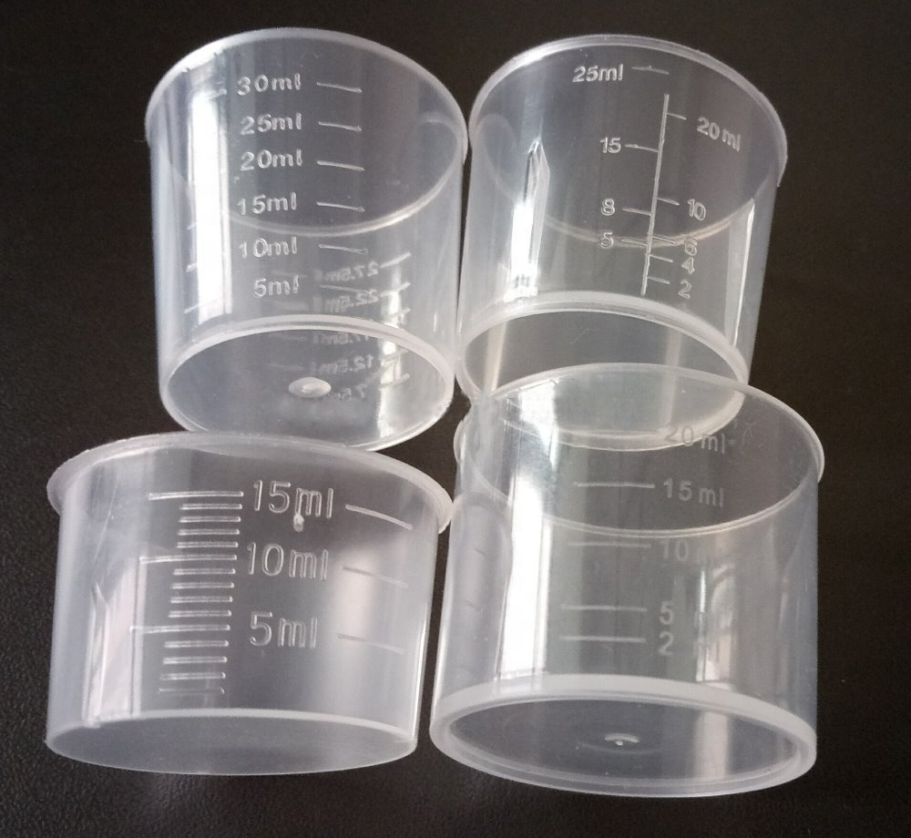Plastic Medicine Measuring Cup