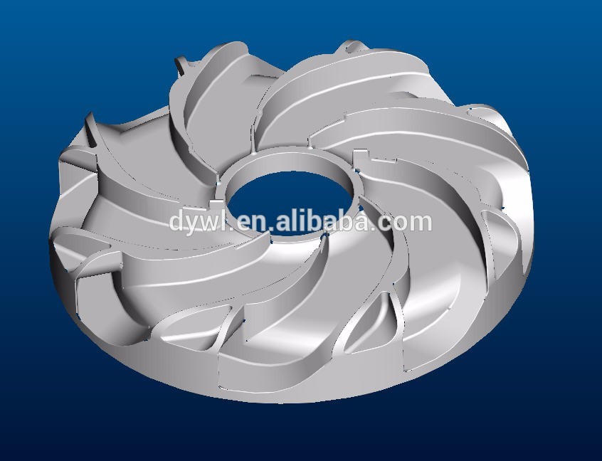 investment casting cnc machining pump impeller mold mould investment casting cnc machining pump impeller mold mould