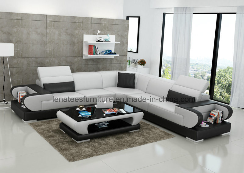 G8002b Luxury Villa Furniture Design Modern Corner Sofa