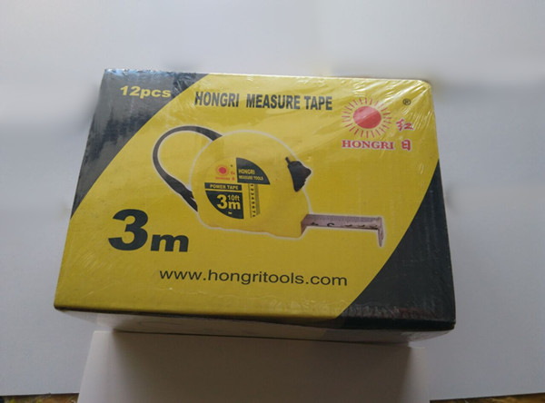  1. It is ABS plastic case, bright, odorless and staim-free. 2. Tape:0.11mm thick,50#steel. 3. The latest technology achieve the ISO standard. 4. Specifications of measuring tape:1m--10m 5. Easy to hold, even wearing gloves is not easy to slide. 6. First-grade new ABS plastics:Bright,odorless,and staim-free. 7. The portable belt has a medium or high-grade quality,with good texture