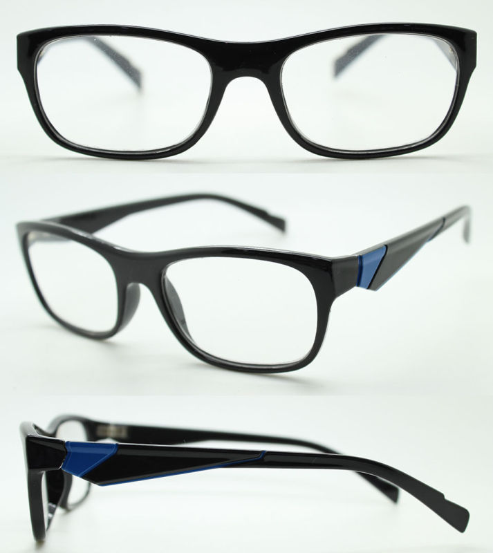 Latest Trendy Design Men's Reading Glasses with Metal Decoration (MRP21389)