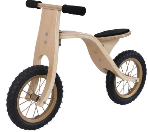 childs wooden bike