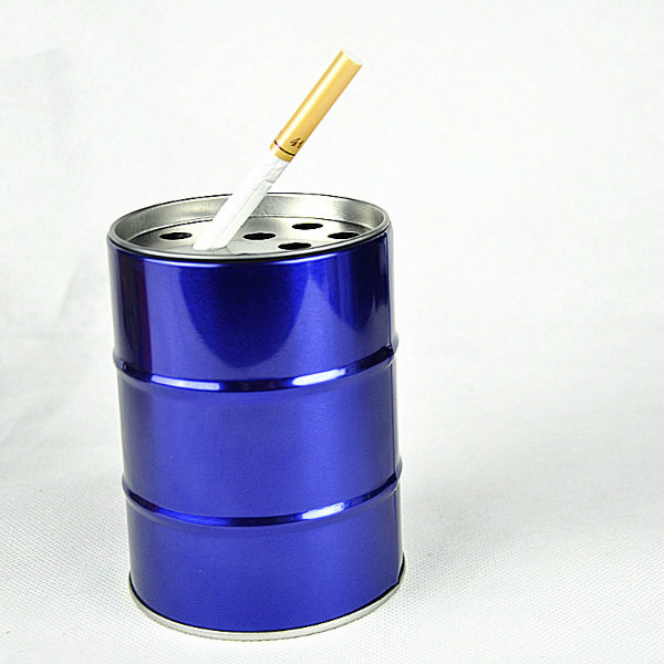 New Design Hot Chinese Factory Directly Sale Round Tin Box, Round Metal Ashtray