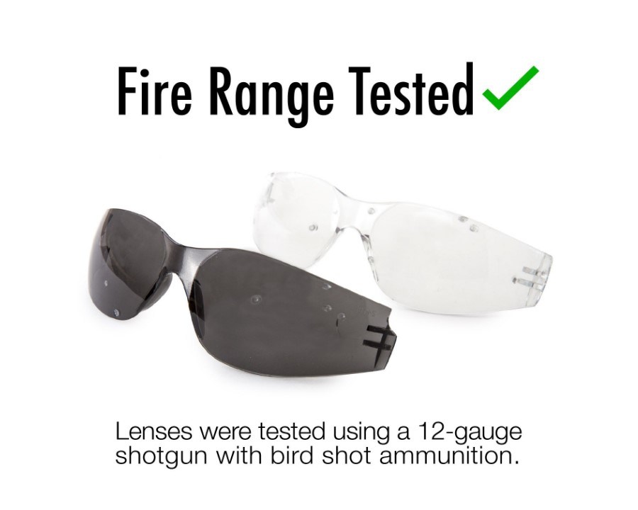 Lunettes de sécurité haute performance 12X Lunettes de protection assorties