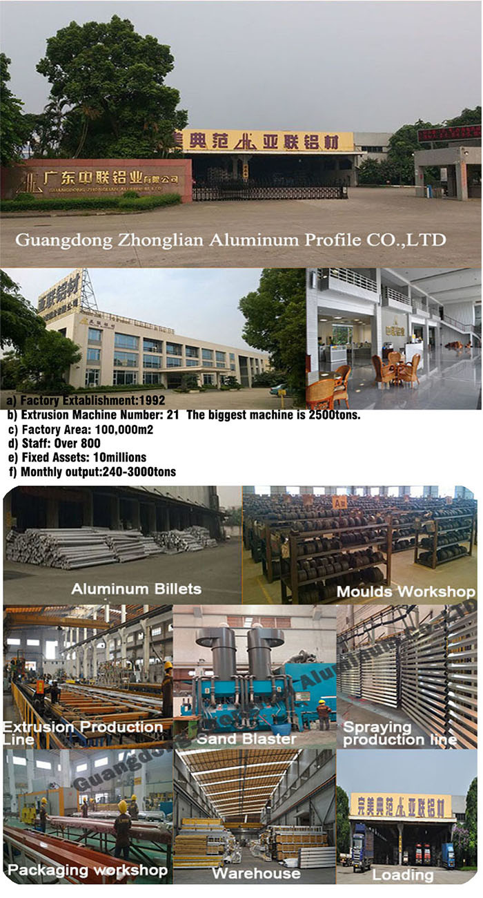 Customized Aluminum Aluminium Extrusion Profiles for Shutters/Louvres