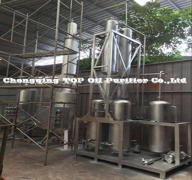 Top Highly Recommended Automatic Black Waste Car Oil Distillation Renewing Plant (EOR)