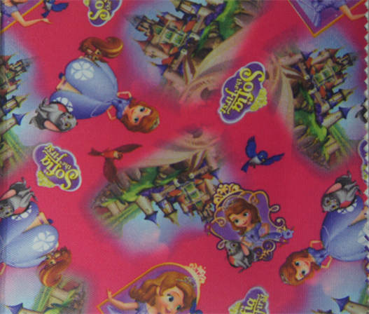 420d Cartoon Polyester Fabric with PU Coating