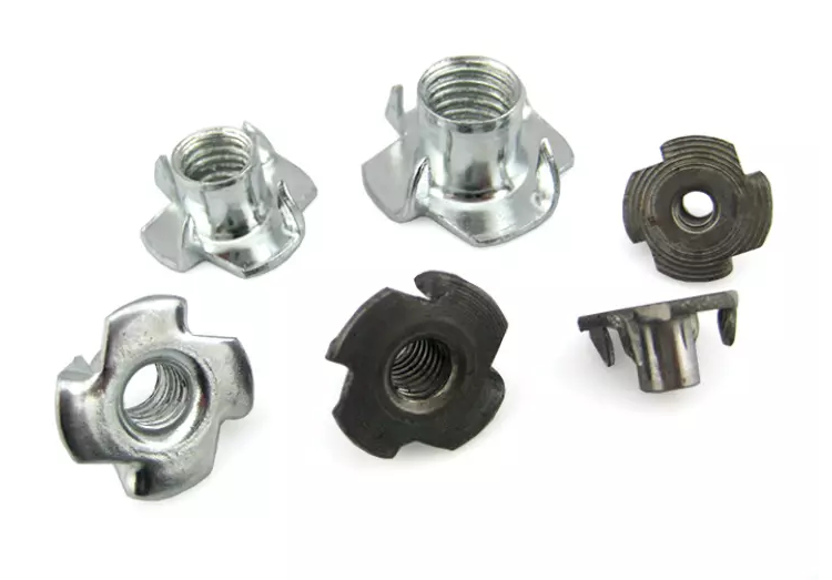 stainless steel tee nuts with pronge