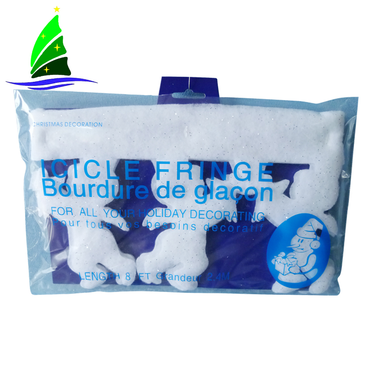 Fringe navidad hielo nieve decoracion Fringe Christmas Ice Snow Decoration