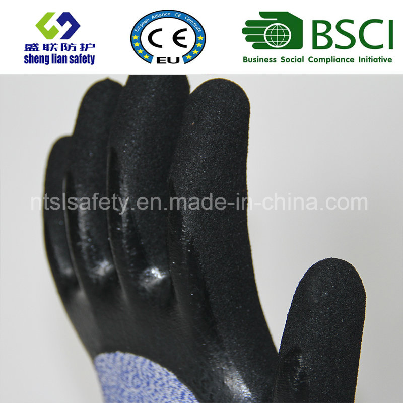Cut Resistant Safety Work Glove with Sandy Nitrile Coated