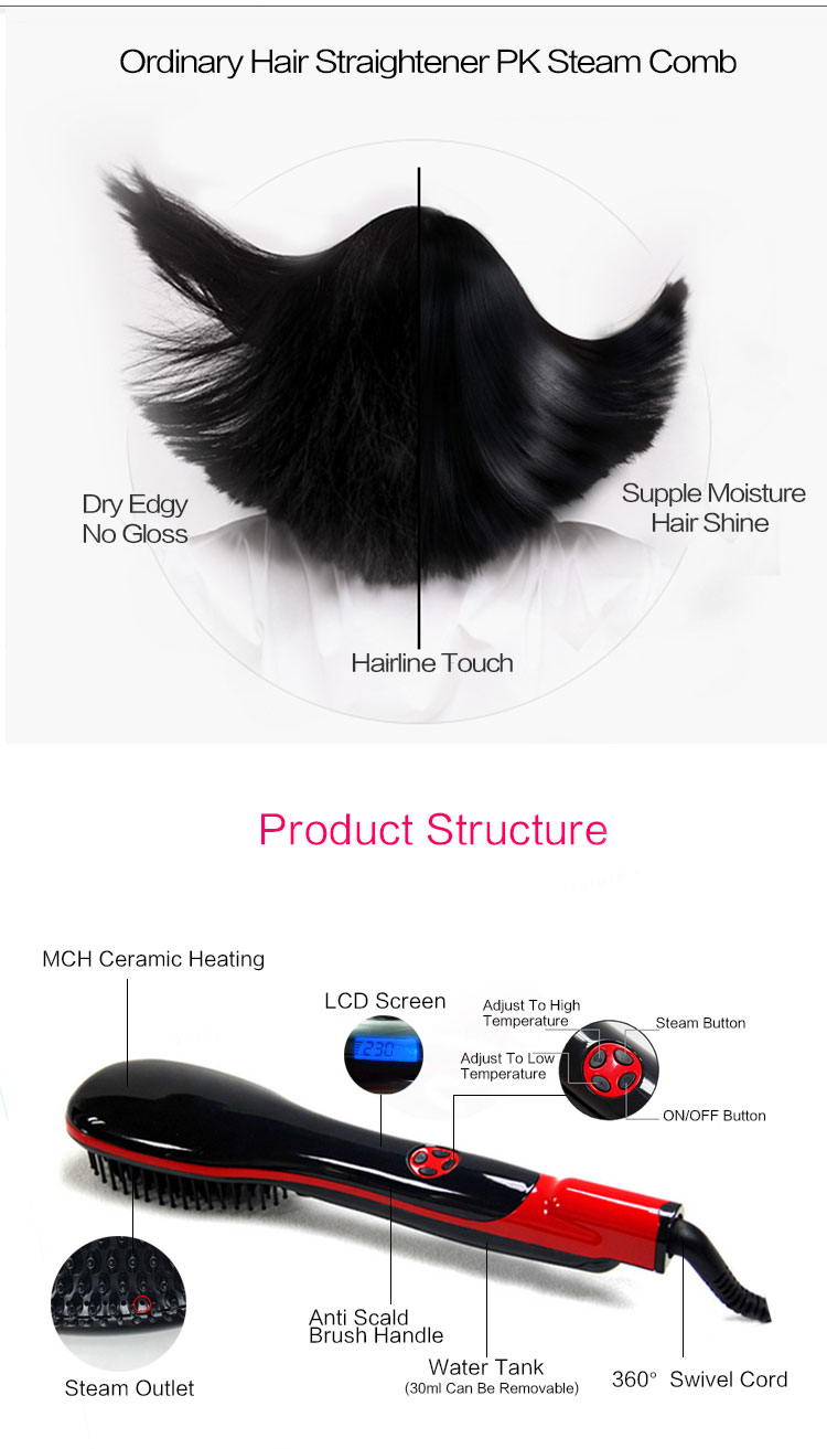 Hair Products Best Hair Styler LCD Straightener